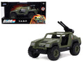 V.A.M.P. Olive Green G.I. Joe Hollywood Rides Series 1/32 Diecast Car Model by Jada - image 1