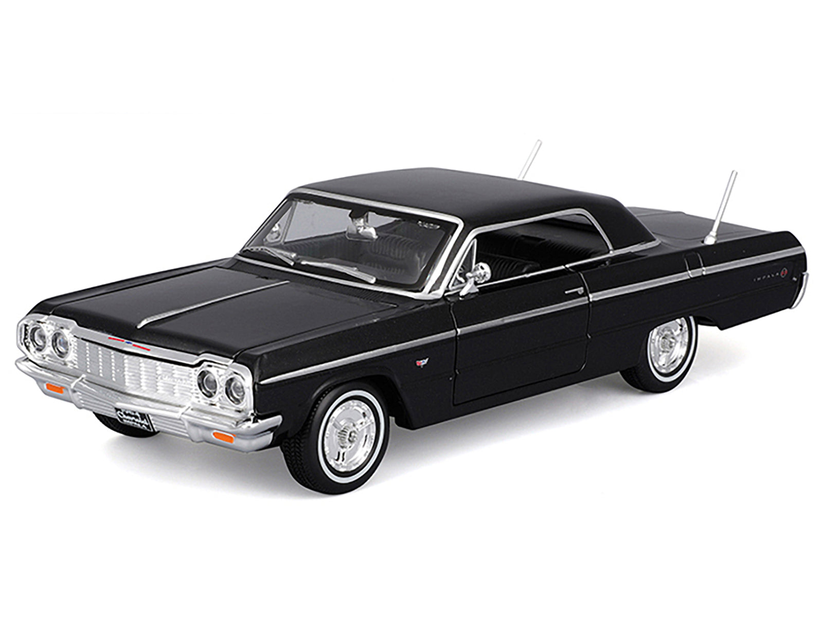 1964 Chevrolet Impala SS Black "Special Edition" Series 1/26 Diecast Model Car by Maisto - image 3