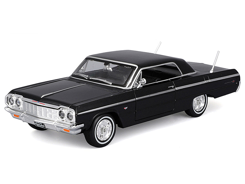 1964 Chevrolet Impala SS Black "Special Edition" Series 1/26 Diecast Model Car by Maisto - image 3