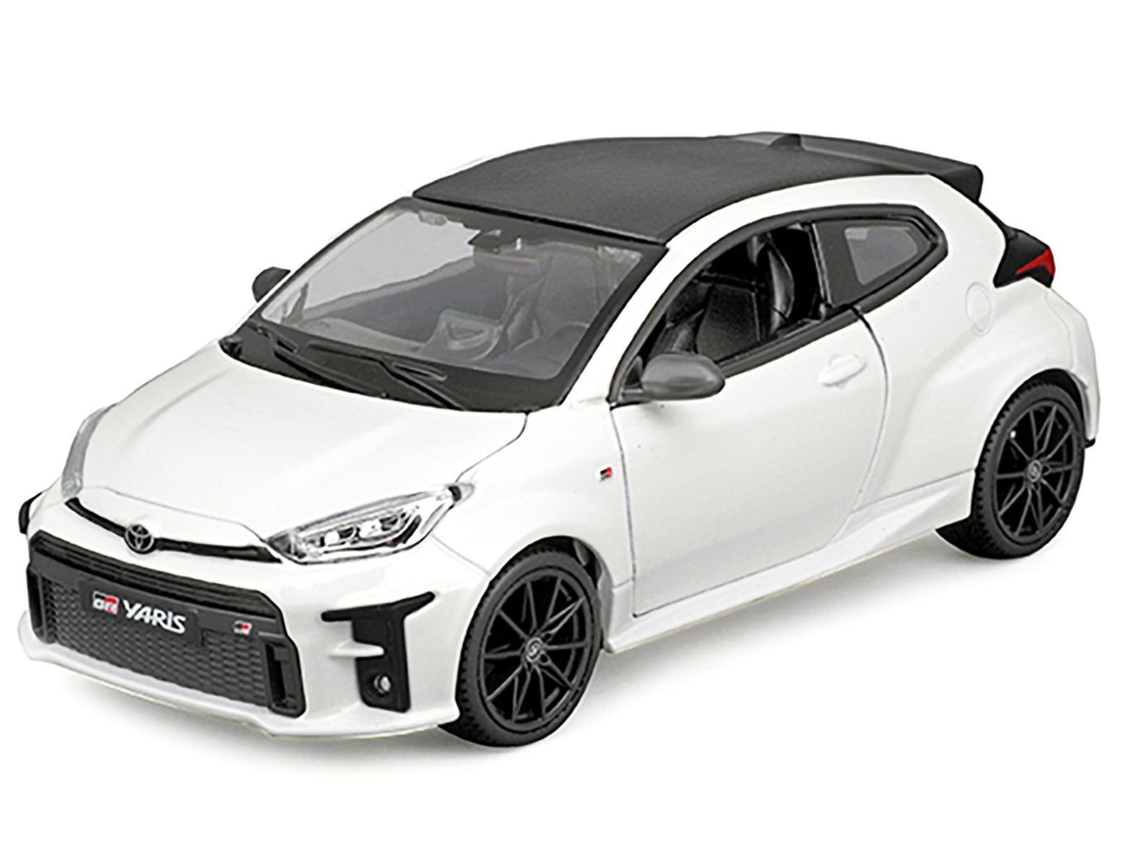 2021 Toyota GR Yaris White with Carbon Top "Special Edition" Series 1/24 Diecast Model Car by Maisto - image 2