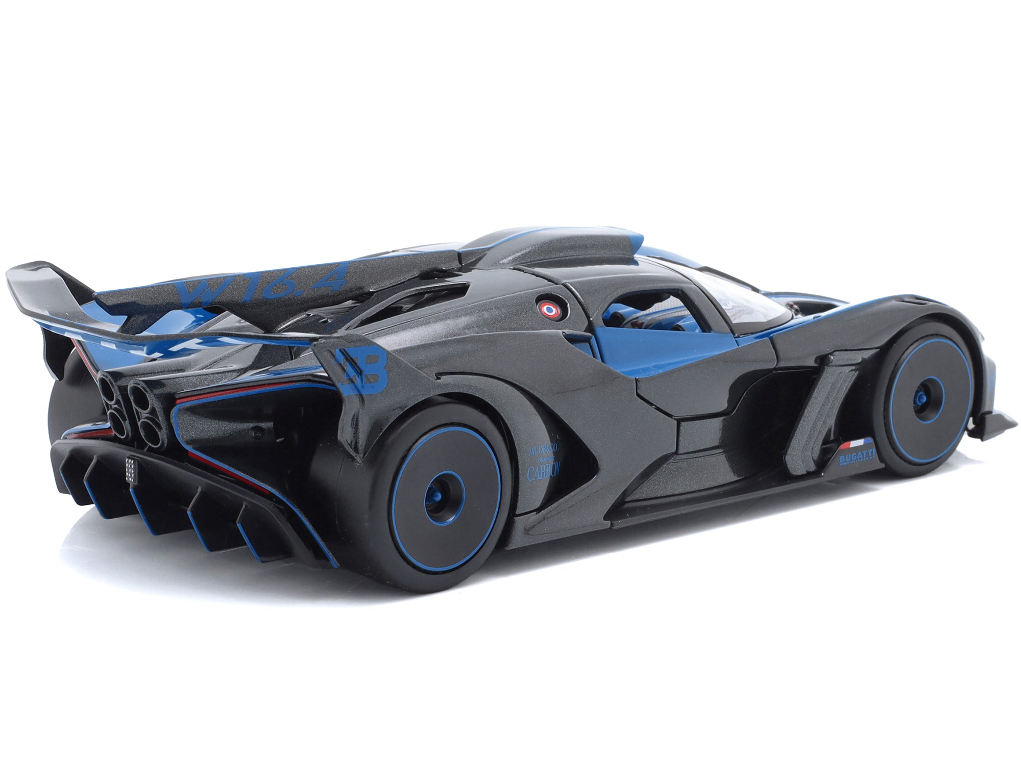 Bugatti Bolide Blue and Black Metallic "Special Edition" Series 1/24 Diecast Model Car by Maisto - image 4