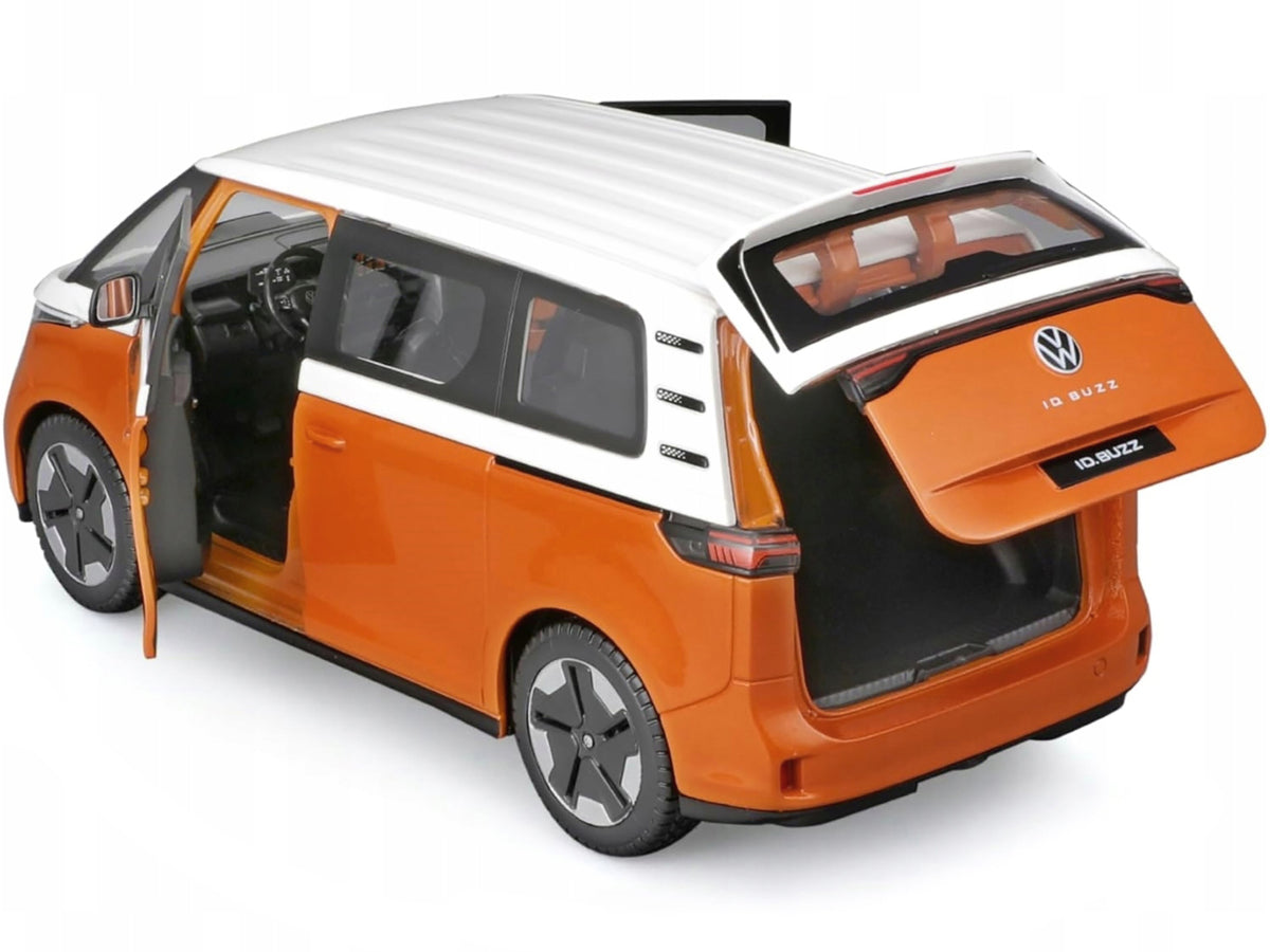 2023 Volkswagen ID. Buzz Van Orange and White "Special Edition" Series 1/24 Diecast Model Car by Maisto - image 2