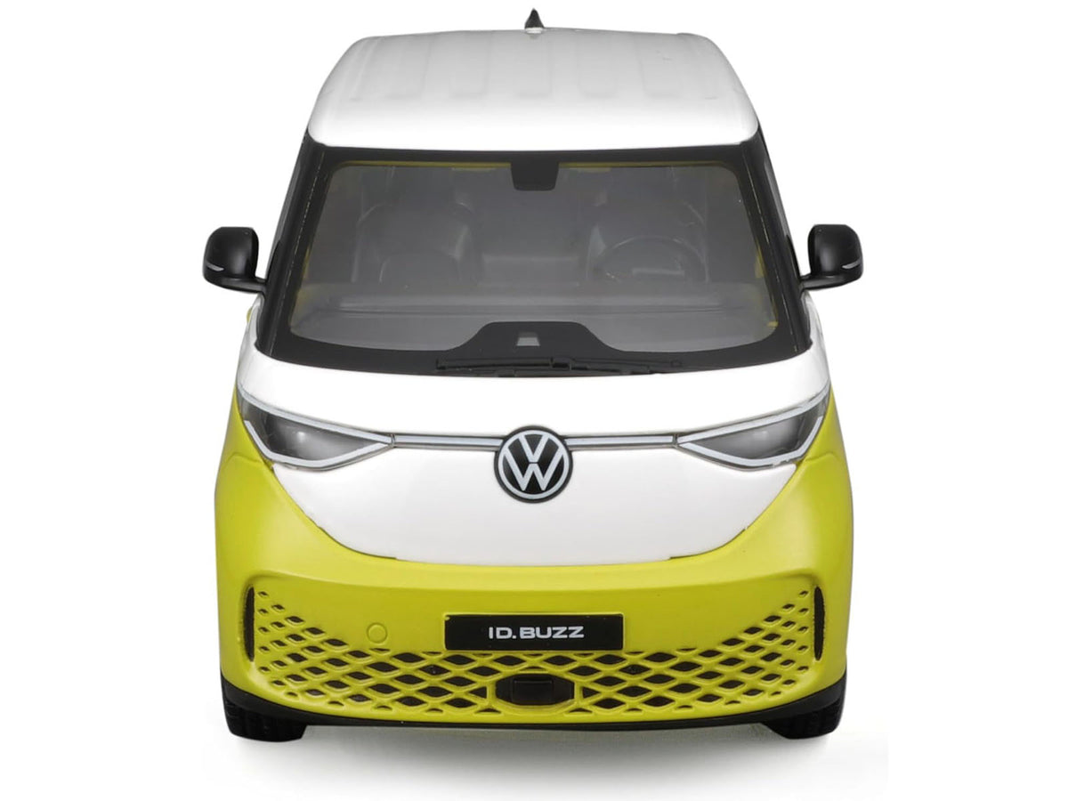 2023 Volkswagen ID. Buzz Van Yellow and White "Special Edition" Series 1/24 Diecast Model Car by Maisto - image 2