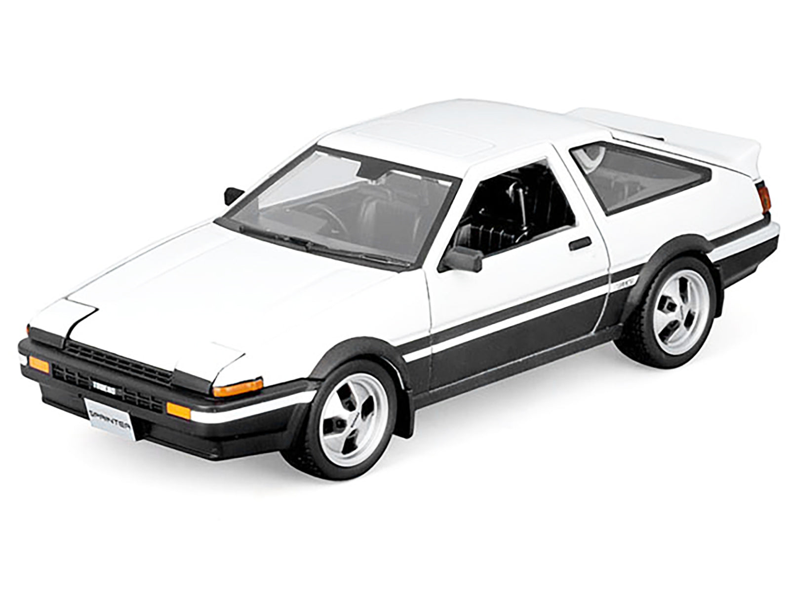 Toyota Sprinter Trueno AE86 RHD (Right Hand Drive) White with Black Stripes "Special Edition" Series 1/24 Diecast Model Car by Maisto - image 2
