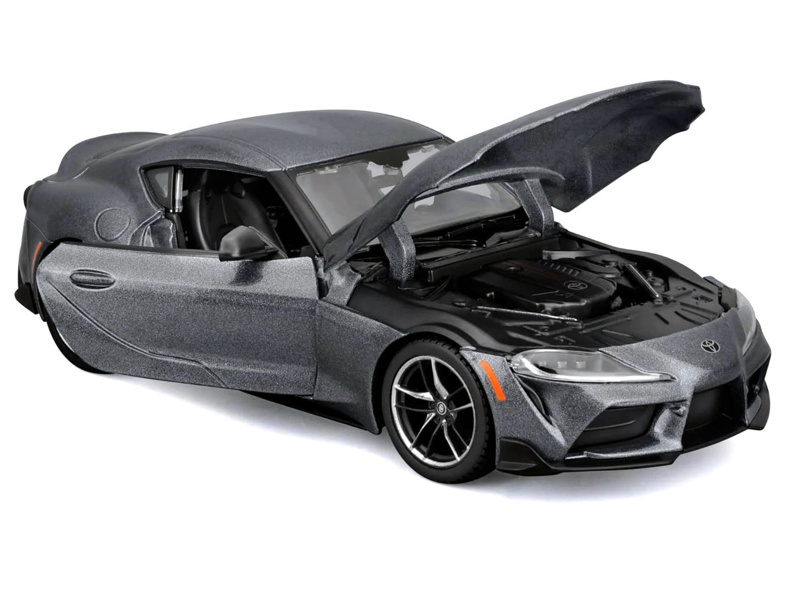 Toyota GR Supra Gray Metallic "Special Edition" Series 1/24 Diecast Model Car by Maisto - image 3