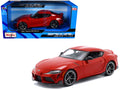 Toyota GR Supra Red "Special Edition" Series 1/24 Diecast Model Car by Maisto