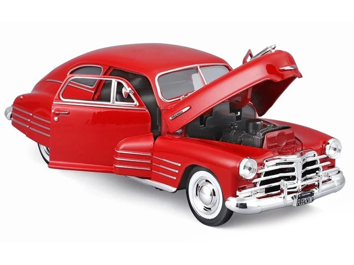 1948 Chevrolet Fleetline Aerosedan Red "Special Edition" Series 1/25 Diecast Model Car by Maisto - image 2