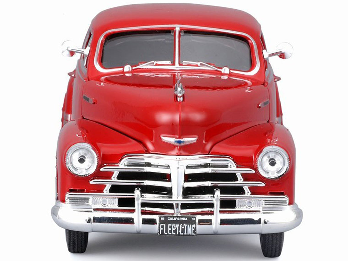 1948 Chevrolet Fleetline Aerosedan Red "Special Edition" Series 1/25 Diecast Model Car by Maisto - image 5