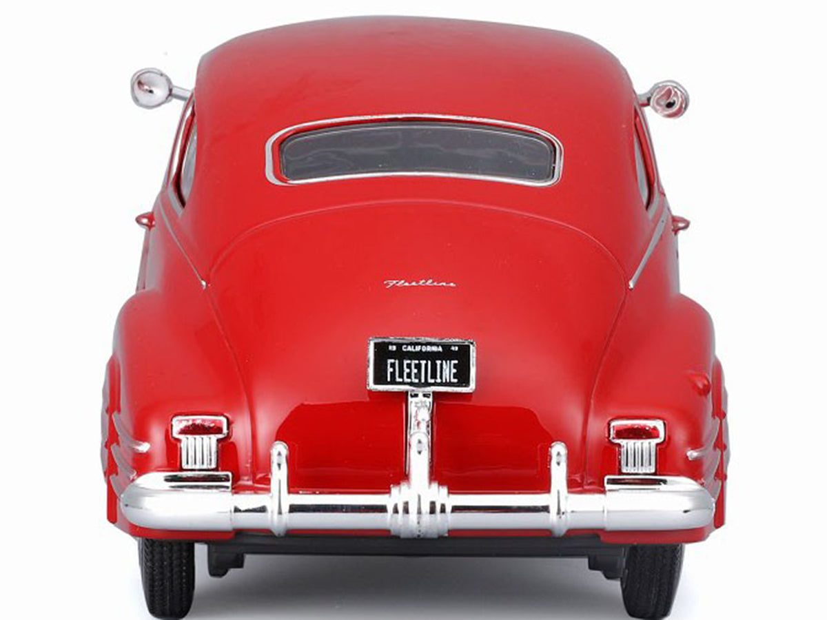 1948 Chevrolet Fleetline Aerosedan Red "Special Edition" Series 1/25 Diecast Model Car by Maisto - image 4