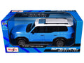 2024 Toyota Land Cruiser Blue with White Top "Special Edition" Series 1/24 Diecast Model Car by Maisto