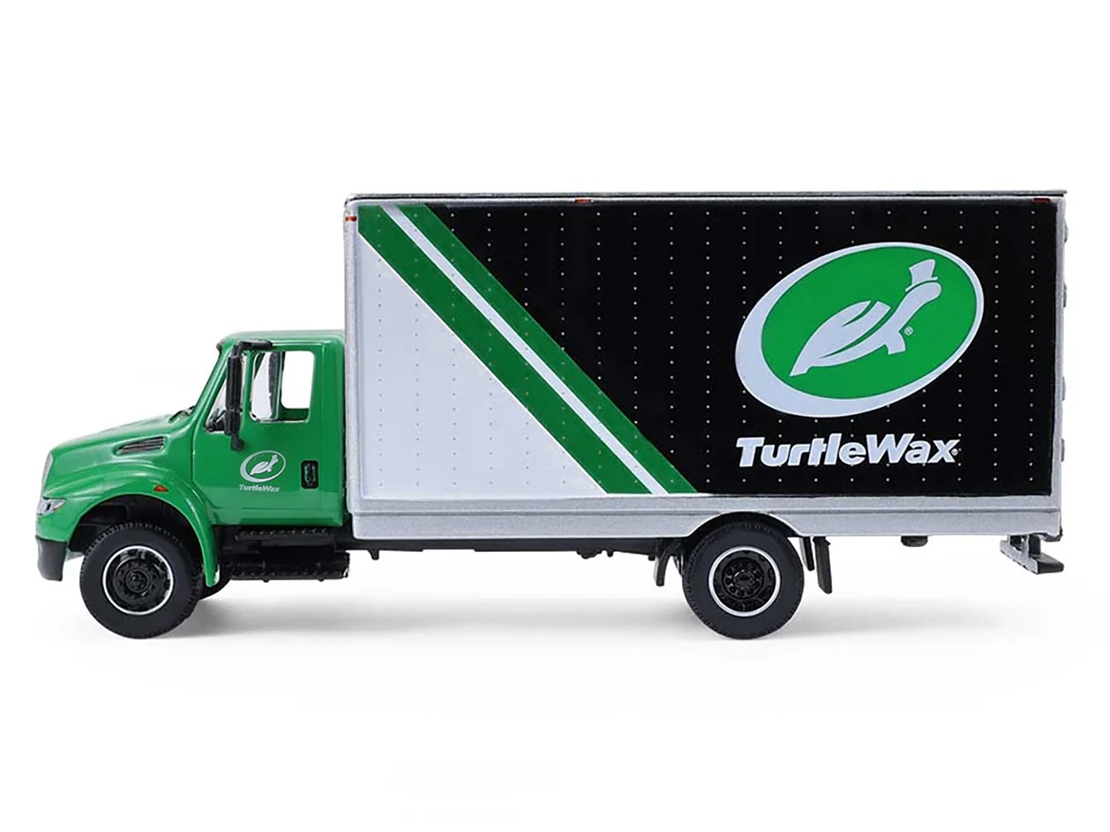 2013 International Durastar Box Van "Turtle Wax" Green "H.D. Trucks" Series 26 1/64 Diecast Model Car by Greenlight - image 2