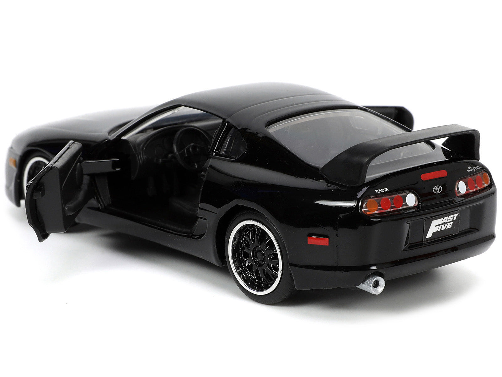 1995 Toyota Supra Black "Fast & Furious" Movie 1/32 Diecast Model Car by Jada - image 4