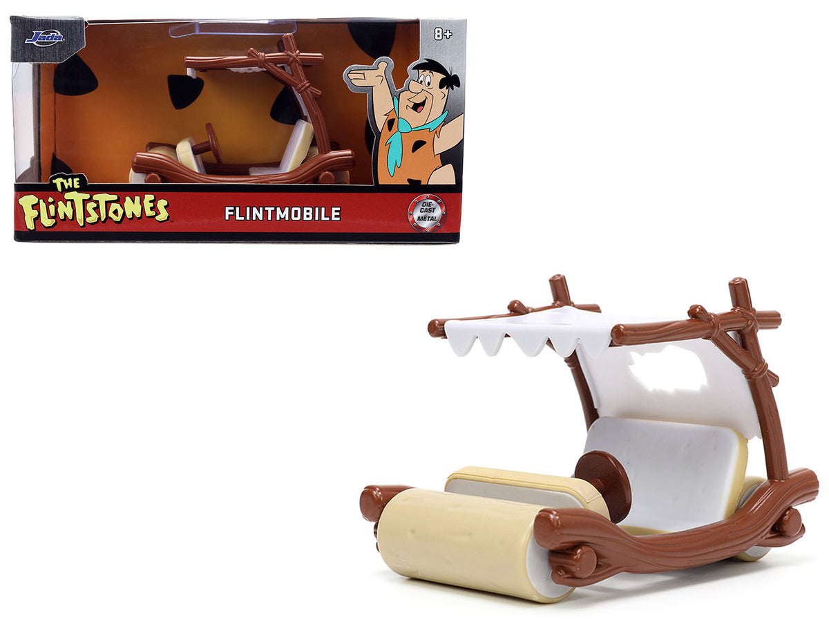 Flintmobile The Flintstones Hollywood Rides Series 1/32 Diecast Car Model by Jada - image 1