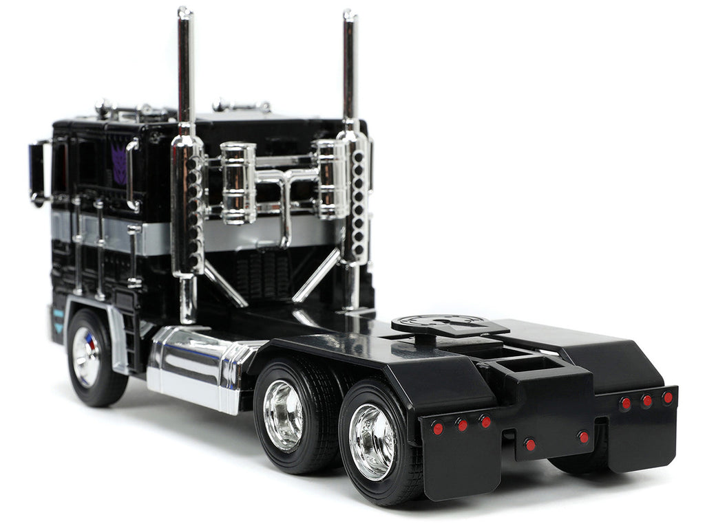 Decepticon Nemesis Prime with Robot on Chassis "Transformers" TV Series "Hollywood Rides" Series 1/24 Diecast Model by Jada - image 3