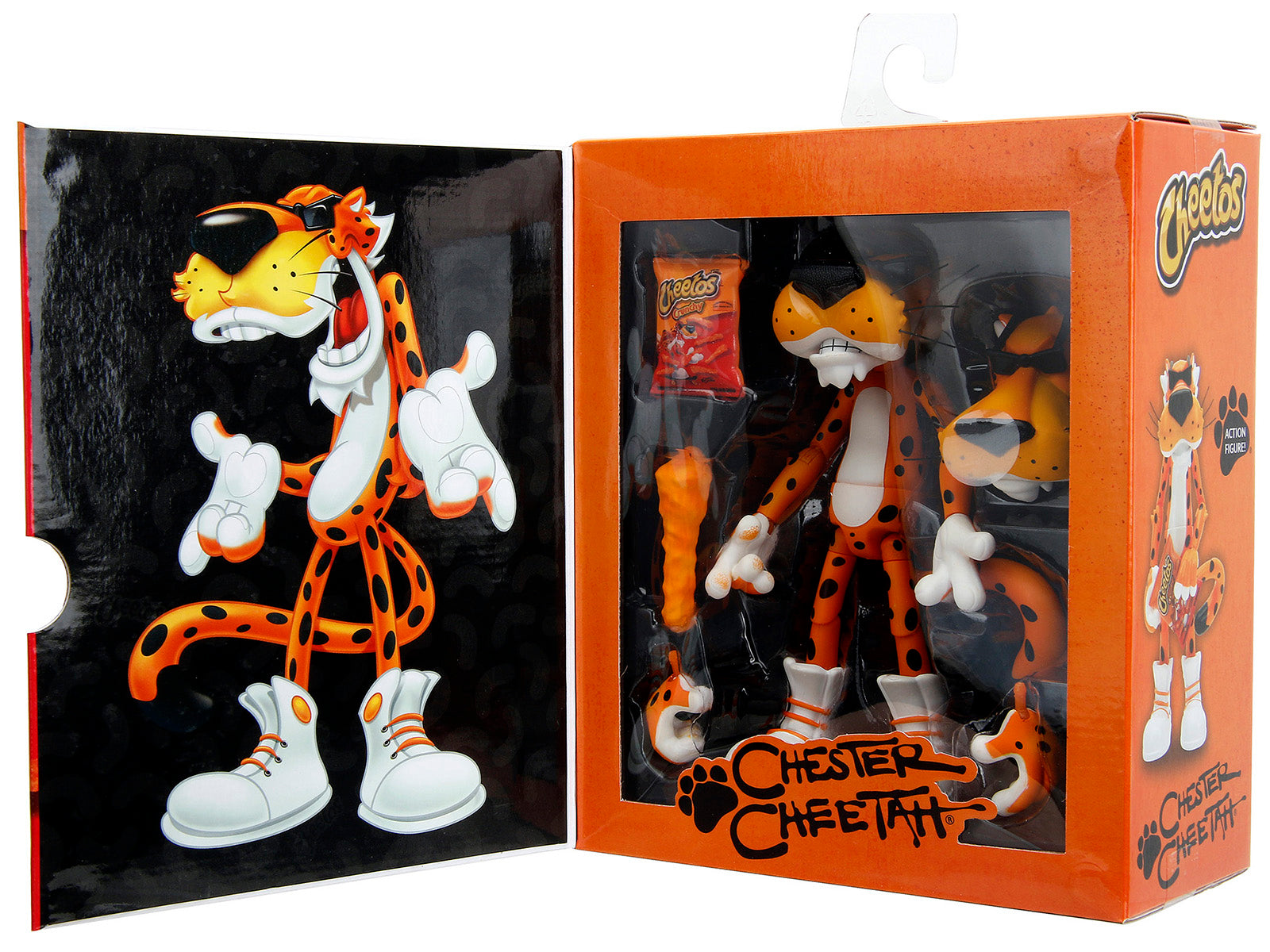 Chester Cheetah 5.5" Figure with Accessories and Alternate Head and Hands "Cheetos Crunchy" model by Jada - image 3
