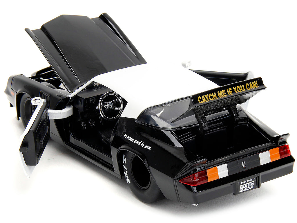 1979 Chevrolet Camaro Z28 Police Black and White "Highway Drag" "Bigtime Muscle" Series 1/24 Diecast Model Car by Jada - image 4