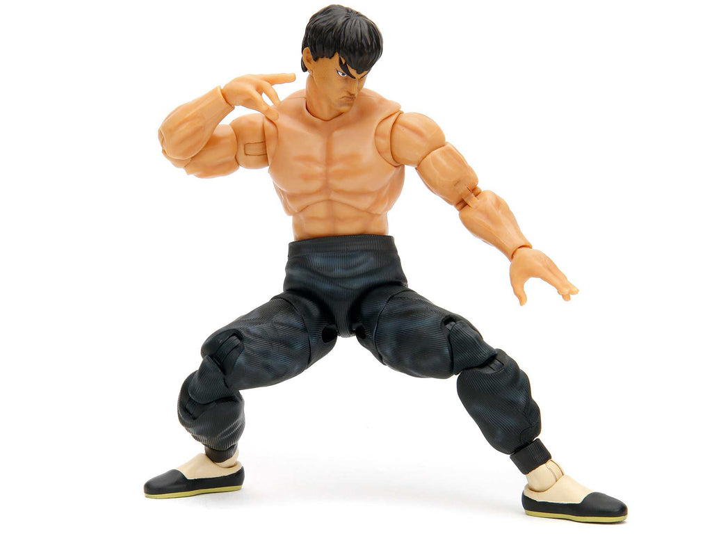 Fei Long 6" Moveable Figure with Accessories and Alternate Head and Hands "Ultra Street Fighter II: The Final Challengers" (2017) Video Game model by Jada - image 3