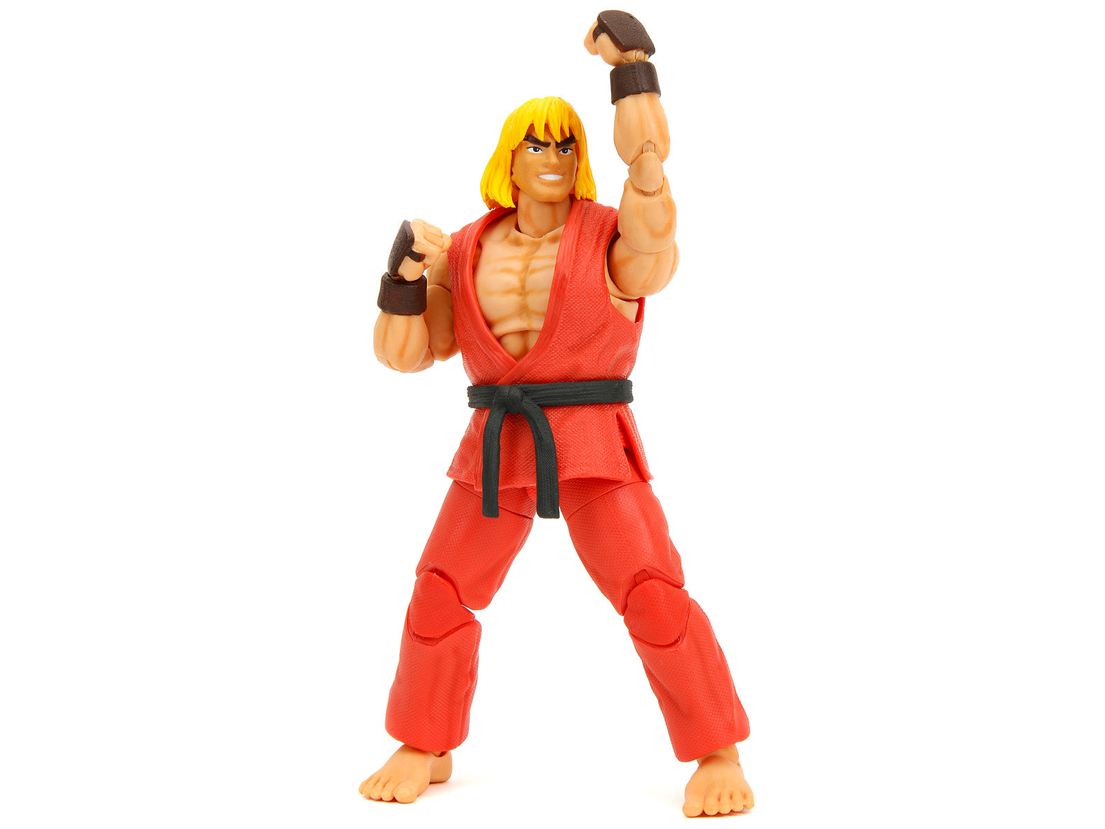 Ken 6" Moveable Figure with Accessories and Alternate Head and Hands "Ultra Street Fighter II: The Final Challengers" (2017) Video Game Model by Jada - image 4