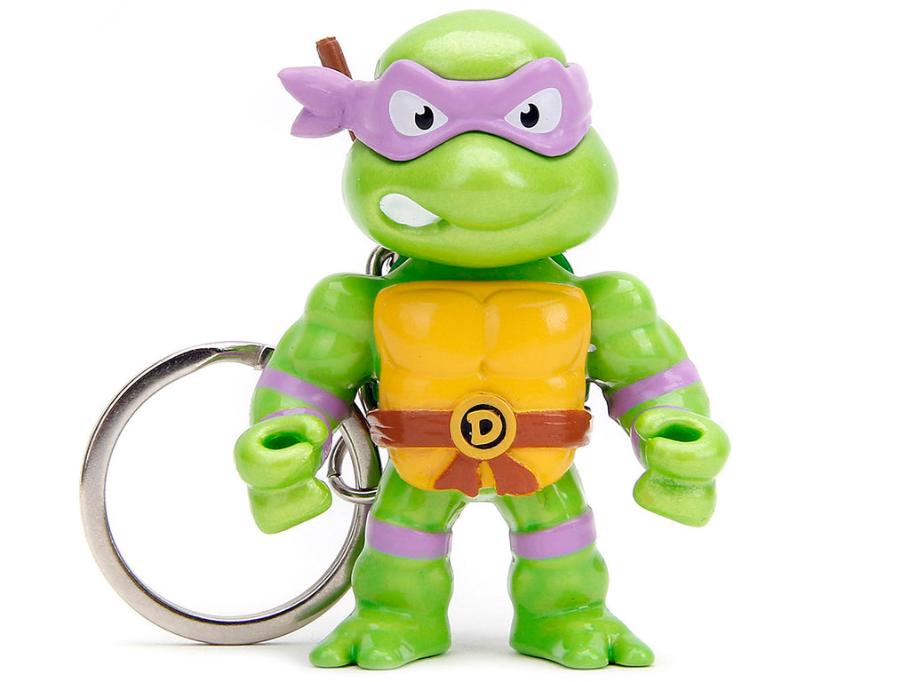 Set of 4 Diecast Figure Key Chains "Teenage Mutant Ninja Turtles" TV Series "Metalfigs" Series Diecast Models by Jada - image 4