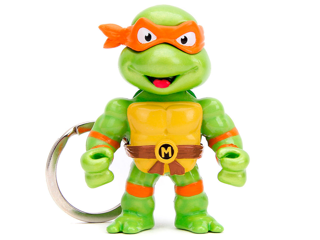 Set of 4 Diecast Figure Key Chains "Teenage Mutant Ninja Turtles" TV Series "Metalfigs" Series Diecast Models by Jada - image 5