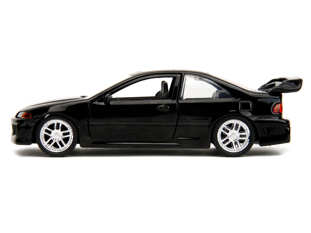Heist Honda Civic EJ1 Black "The Fast and the Furious" (2001) Movie "Fast & Furious" Series 1/32 Diecast Model Car by Jada - image 3