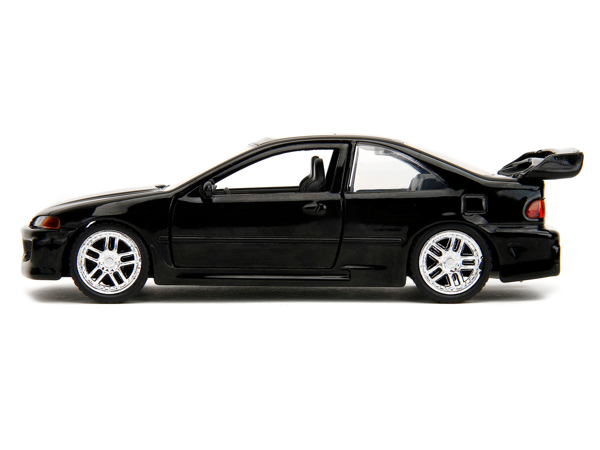 Heist Honda Civic EJ1 Black "The Fast and the Furious" (2001) Movie "Fast & Furious" Series 1/32 Diecast Model Car by Jada - image 3