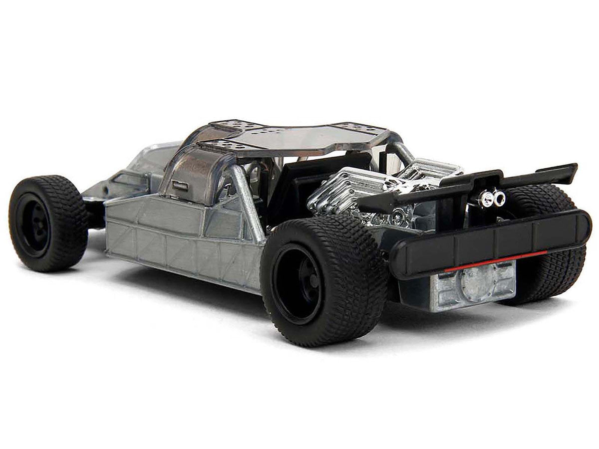 Flip Car Raw Metal "Fast & Furious 6" (2013) Movie "25 Years of Fast & Furious" Series 1/32 Diecast Model Car by Jada - image 3