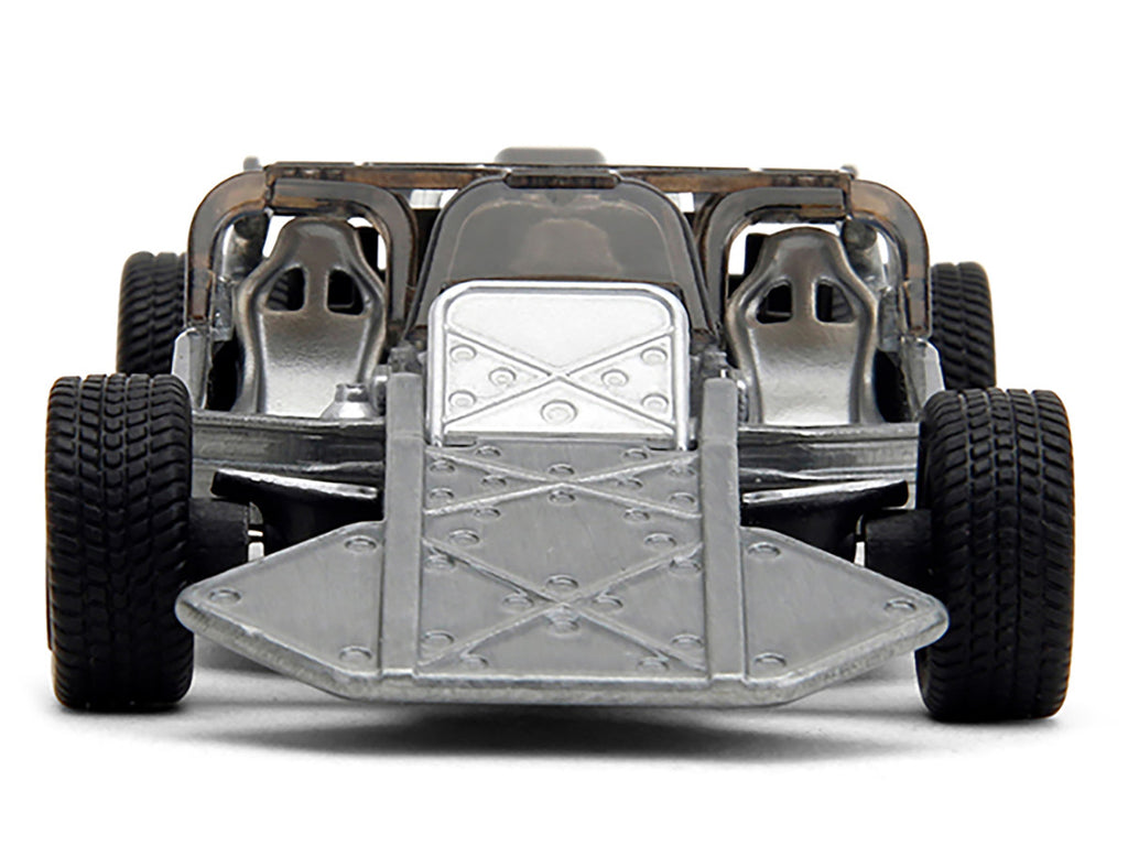 Flip Car Raw Metal "Fast & Furious 6" (2013) Movie "25 Years of Fast & Furious" Series 1/32 Diecast Model Car by Jada - image 4