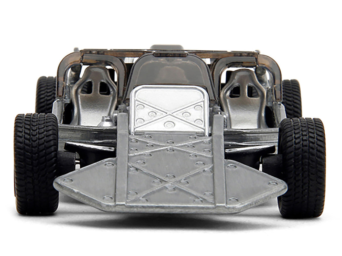 Flip Car Raw Metal "Fast & Furious 6" (2013) Movie "25 Years of Fast & Furious" Series 1/32 Diecast Model Car by Jada - image 4
