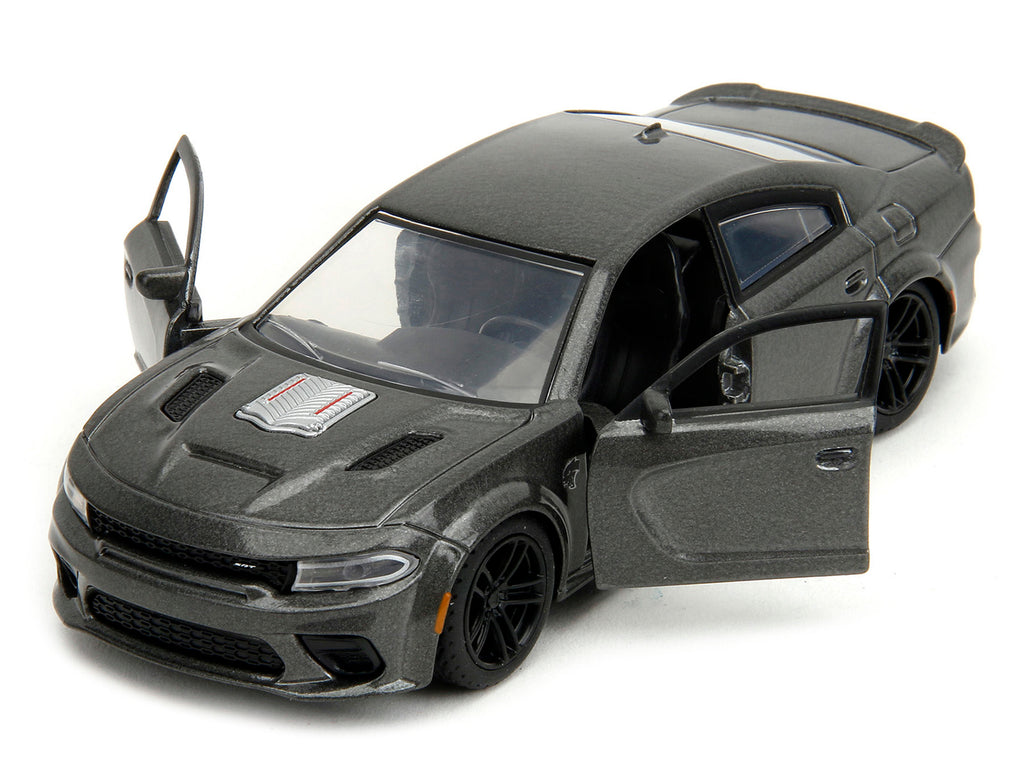 2021 Dodge Charger SRT Hellcat Gray Metallic "Fast X" (2023) Movie "Fast & Furious" Series 1/32 Diecast Model Car by Jada - image 2