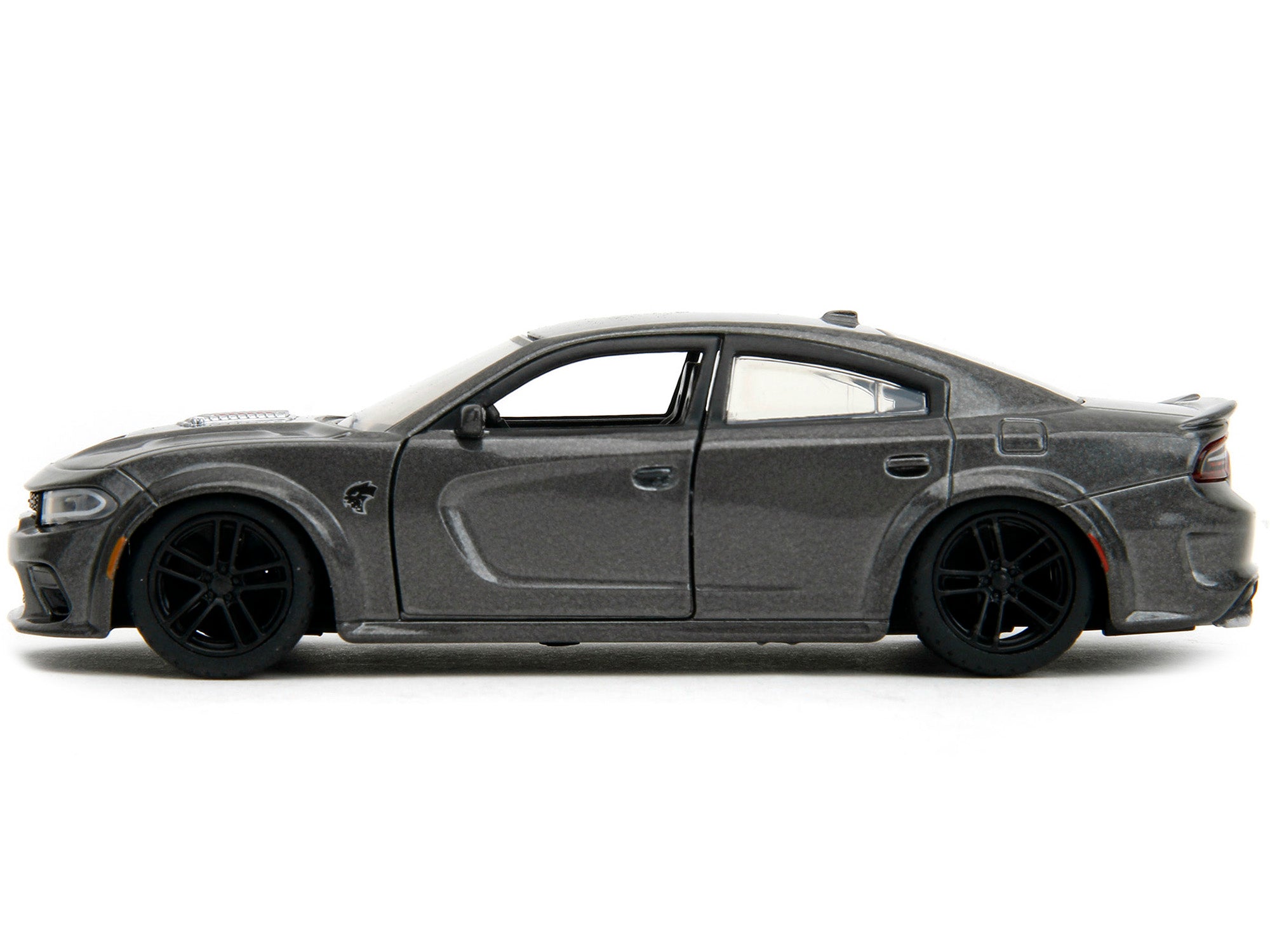 2021 Dodge Charger SRT Hellcat Gray Metallic "Fast X" (2023) Movie "Fast & Furious" Series 1/32 Diecast Model Car by Jada - image 3