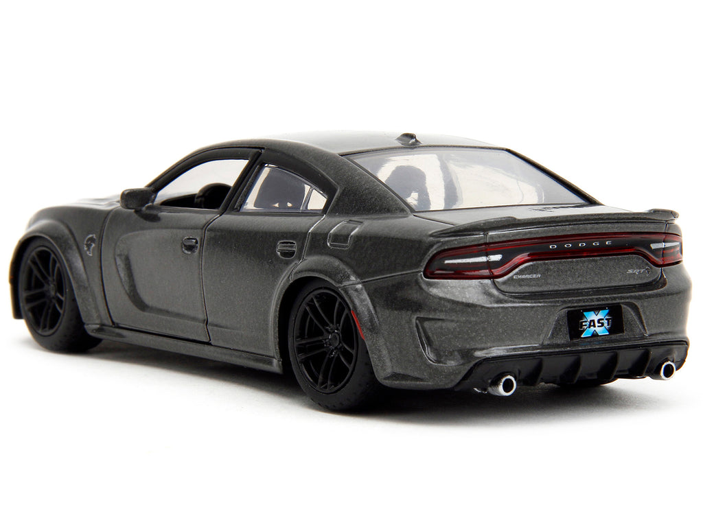 2021 Dodge Charger SRT Hellcat Gray Metallic "Fast X" (2023) Movie "Fast & Furious" Series 1/32 Diecast Model Car by Jada - image 5