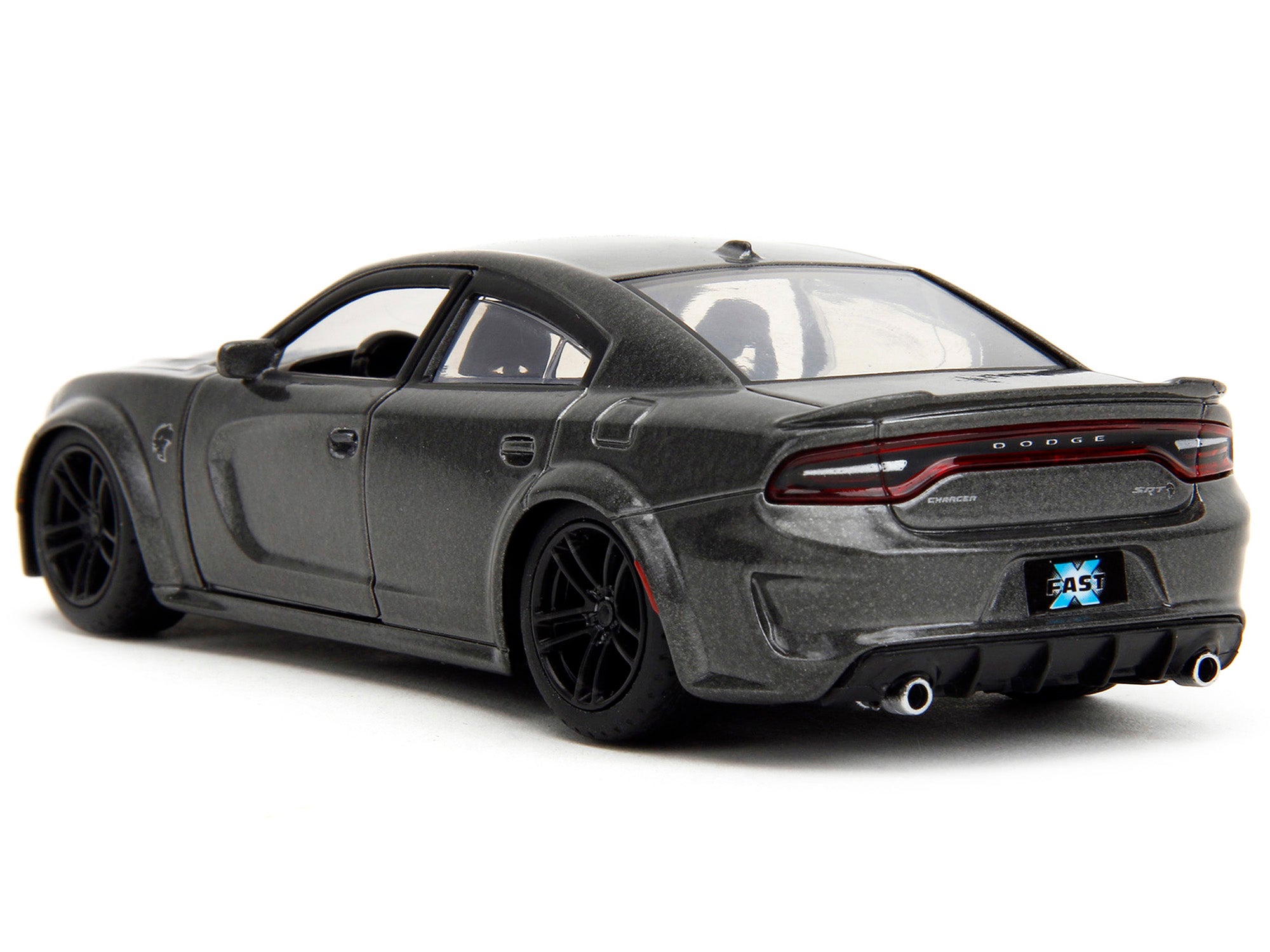 2021 Dodge Charger SRT Hellcat Gray Metallic "Fast X" (2023) Movie "Fast & Furious" Series 1/32 Diecast Model Car by Jada - image 5