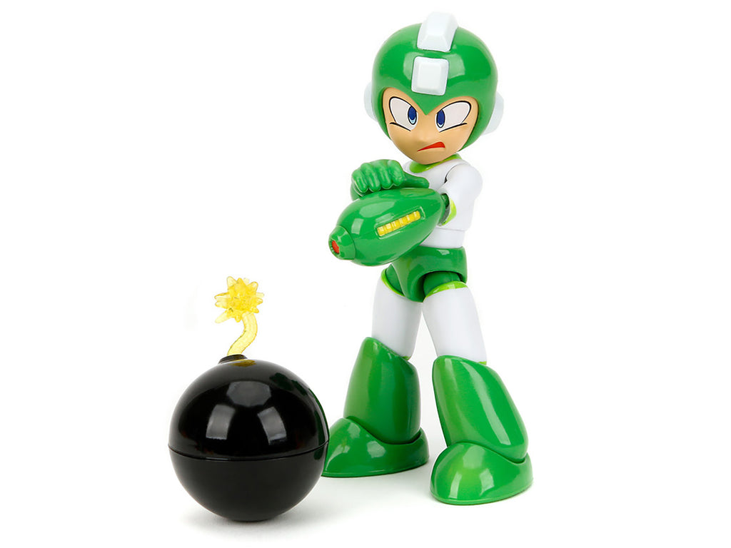 Hyper Bomb 4.5" Moveable Figure with Accessories and Alternate Head and Hands "Mega Man" (1987) Video Game Model by Jada - image 2