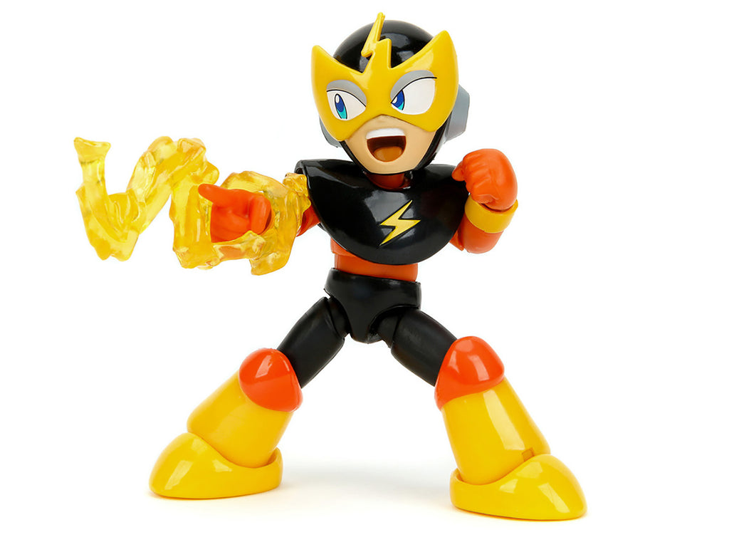 Elec Man 4.5" Moveable Figure with Accessories and Alternate Head and Hands "Mega Man" (1987) Video Game Model by Jada - image 3