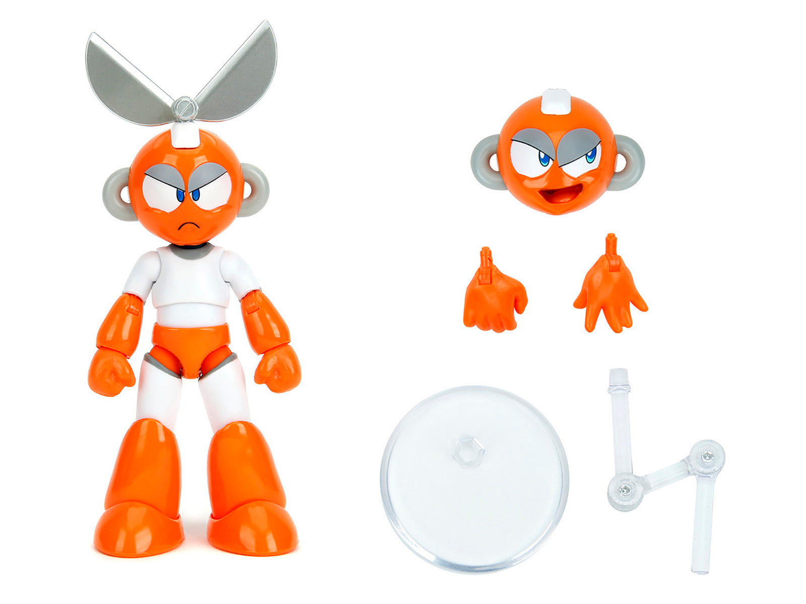 Cut Man 4.5" Moveable Figure with Accessories and Alternate Head and Hands "Mega Man" (1987) Video Game Model by Jada - image 2