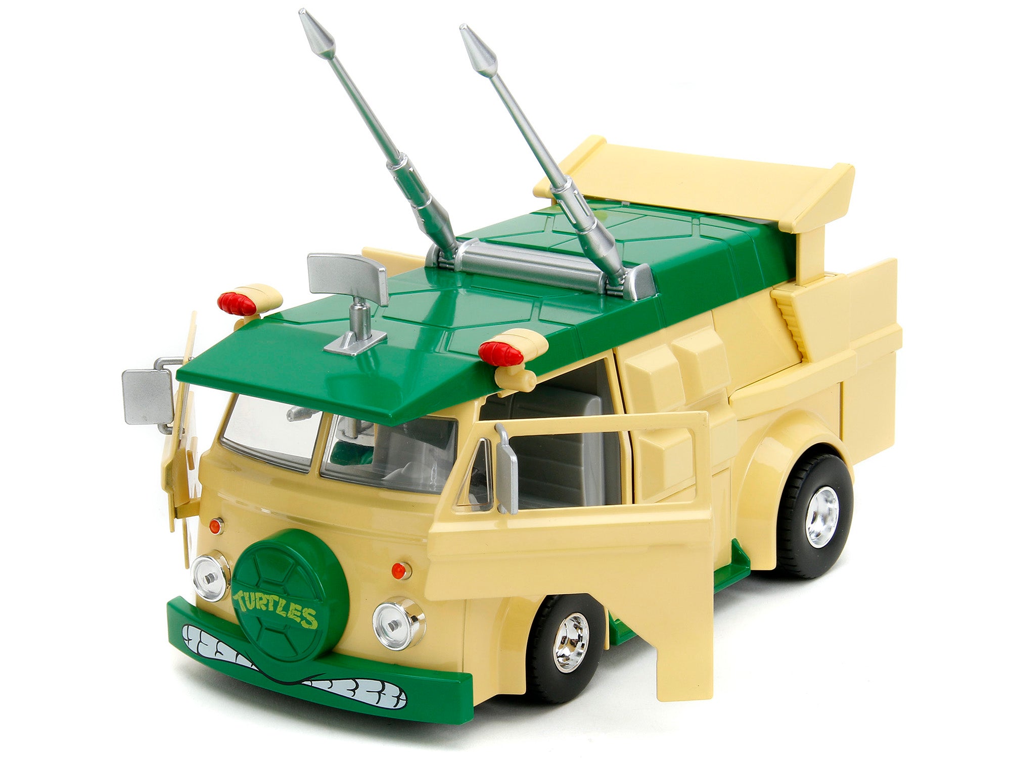 Party Wagon Green and Beige and Donatello Diecast Figure "Teenage Mutant Ninja Turtles" "Hollywood Rides" Series Diecast Model by Jada - image 2