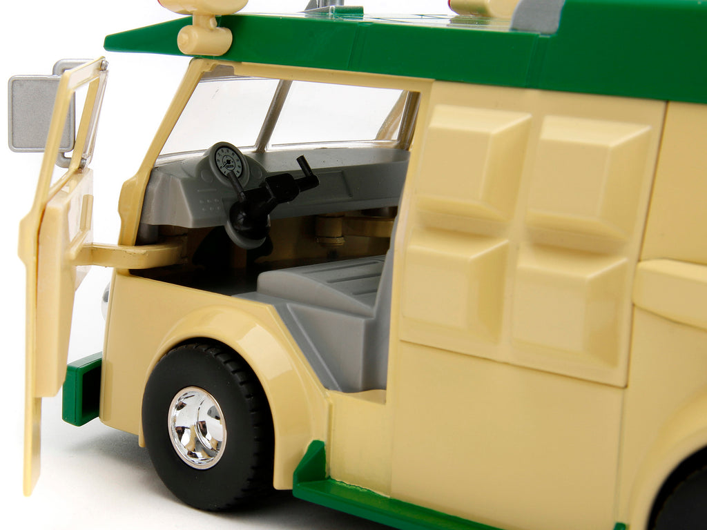 Party Wagon Green and Beige and Donatello Diecast Figure "Teenage Mutant Ninja Turtles" "Hollywood Rides" Series Diecast Model by Jada - image 3