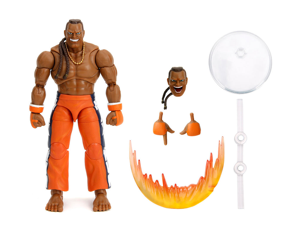 Dee Jay 6" Moveable Figure with Accessories and Alternate Head and Hands "Ultra Street Fighter II: The Final Challengers" (2017) Video Game Model by Jada - image 2