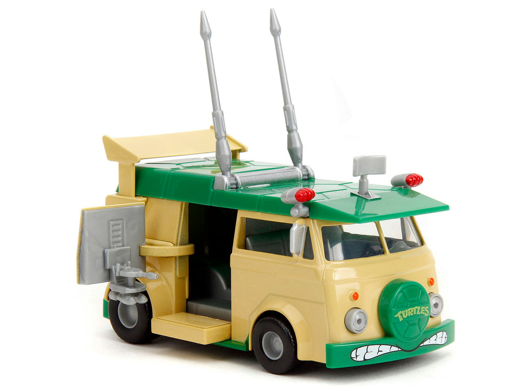 Party Wagon Green and Beige "Teenage Mutant Ninja Turtles" "Hollywood Rides" Series Diecast Model Car by Jada - image 2
