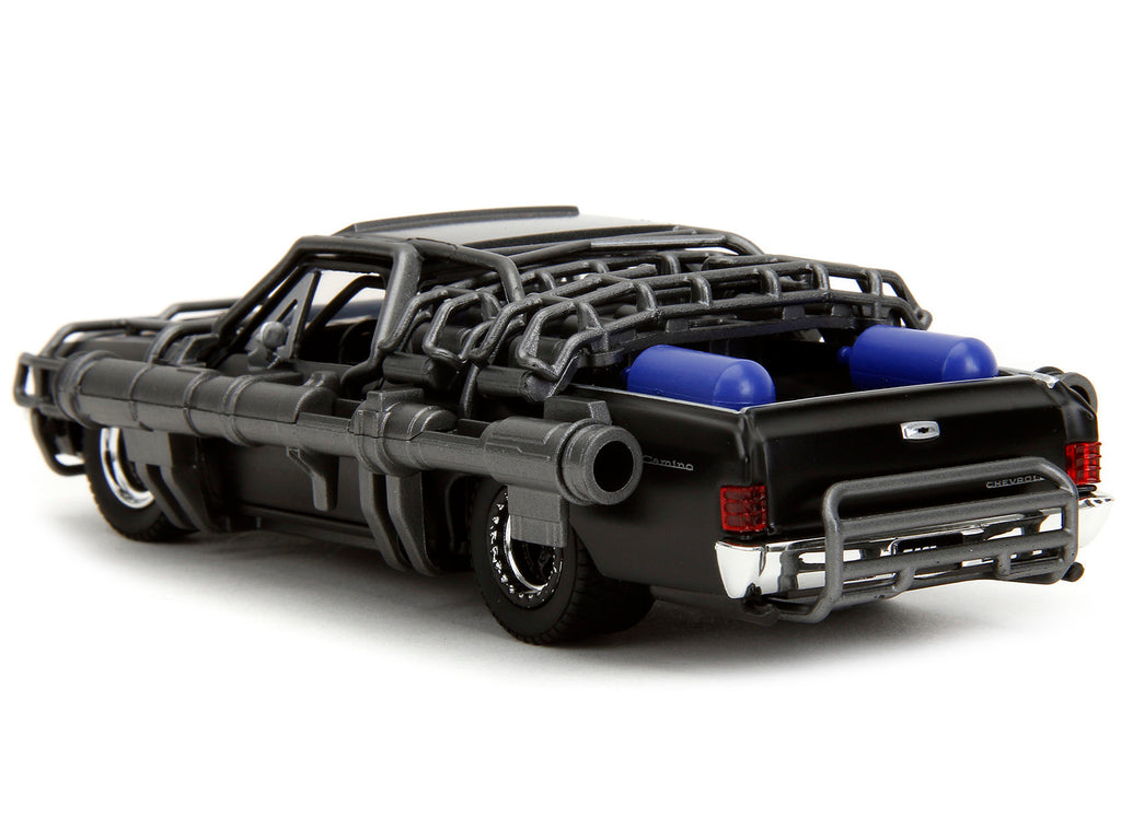 1967 Chevrolet El Camino with Cannons Matt Black "Fast X" (2023) Movie "Fast & Furious" Series 1/32 Diecast Model Car by Jada - image 3