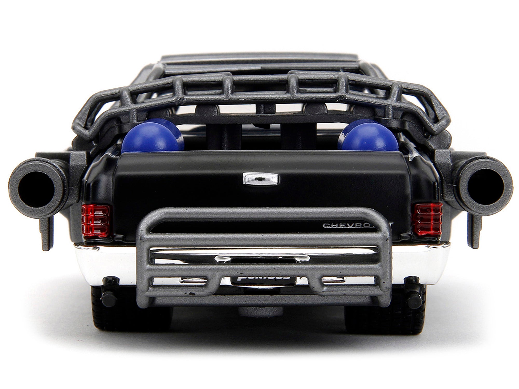 1967 Chevrolet El Camino with Cannons Matt Black "Fast X" (2023) Movie "Fast & Furious" Series 1/32 Diecast Model Car by Jada - image 4