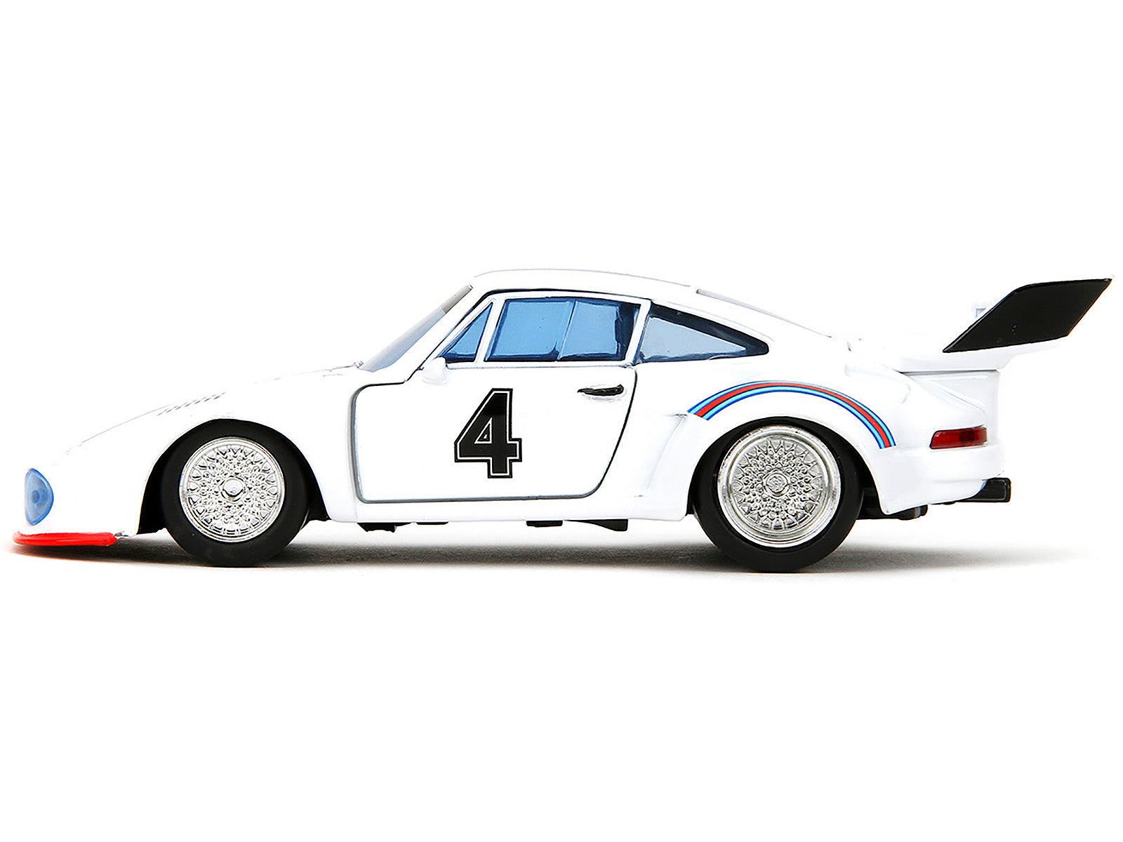 Porsche 935 Turbo #4 "Jazz" White with Blue and Red Stripes "Transformers" "Hollywood Rides" Series 1/32 Diecast Model Car by Jada - image 3