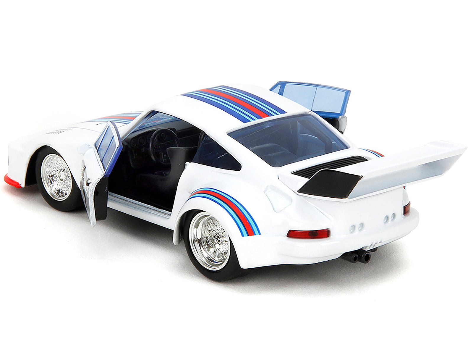 Porsche 935 Turbo #4 "Jazz" White with Blue and Red Stripes "Transformers" "Hollywood Rides" Series 1/32 Diecast Model Car by Jada - image 4