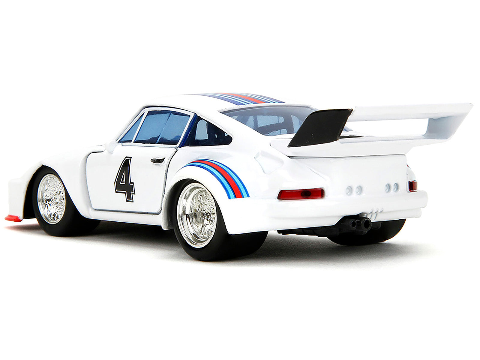 Porsche 935 Turbo #4 "Jazz" White with Blue and Red Stripes "Transformers" "Hollywood Rides" Series 1/32 Diecast Model Car by Jada - image 5