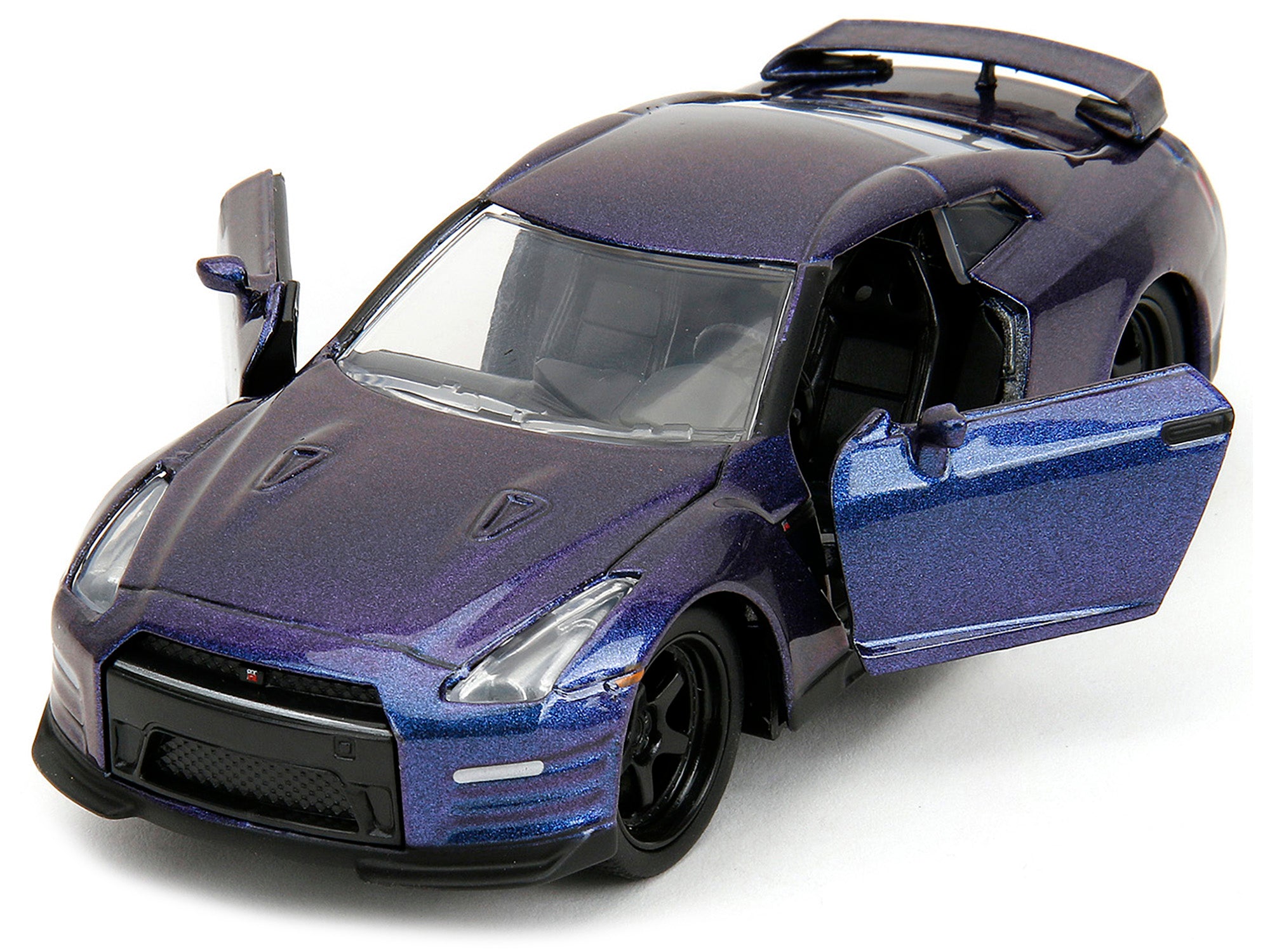 2009 Nissan GT-R (R35) Purple Metallic "Pink Slips" Series 1/32 Diecast Model Car by Jada - image 2