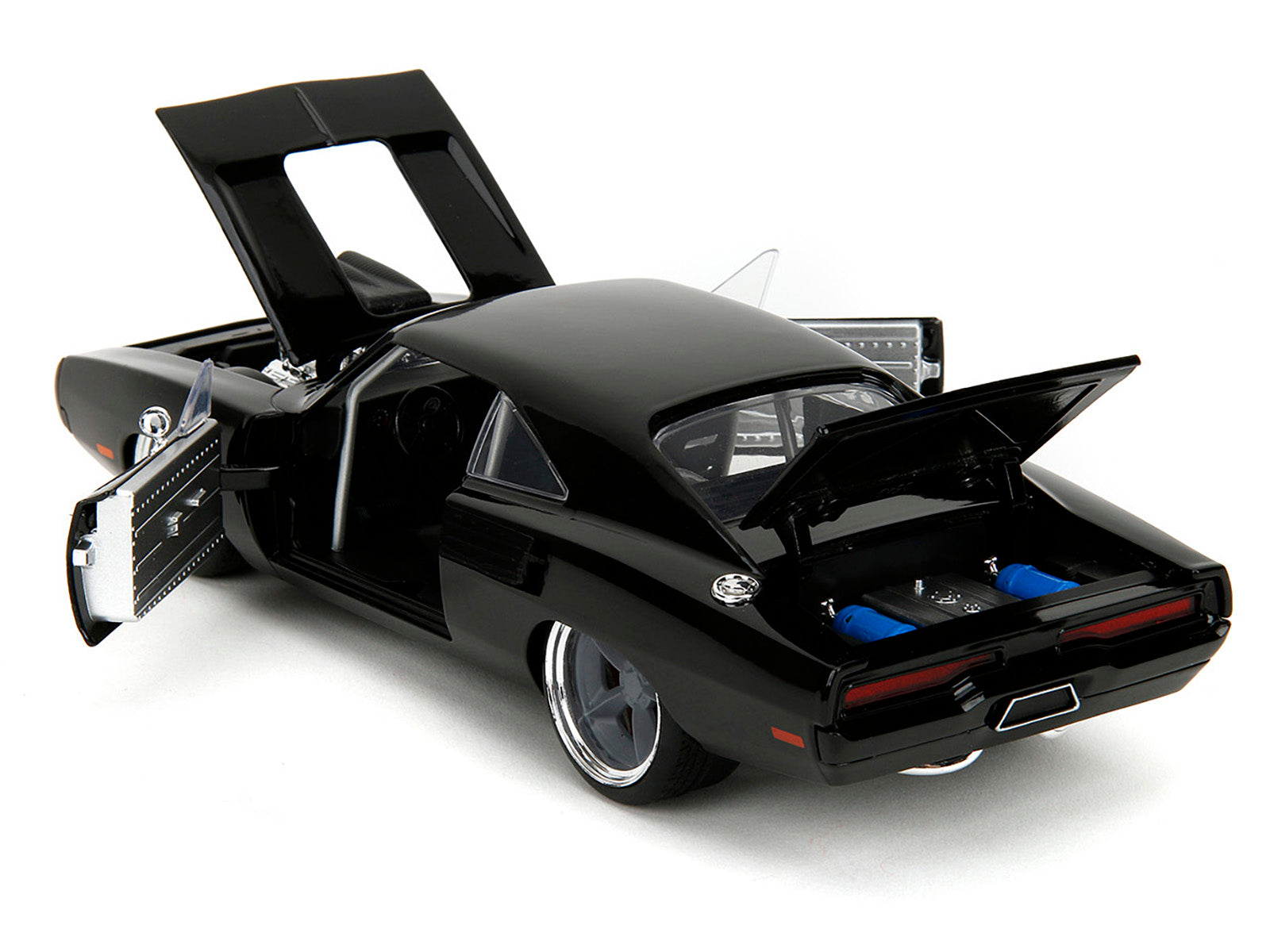 1970 Dodge Charger R/T Black "Fast X" (2023) Movie "Fast & Furious" Series 1/24 Diecast Model Car by Jada - image 4