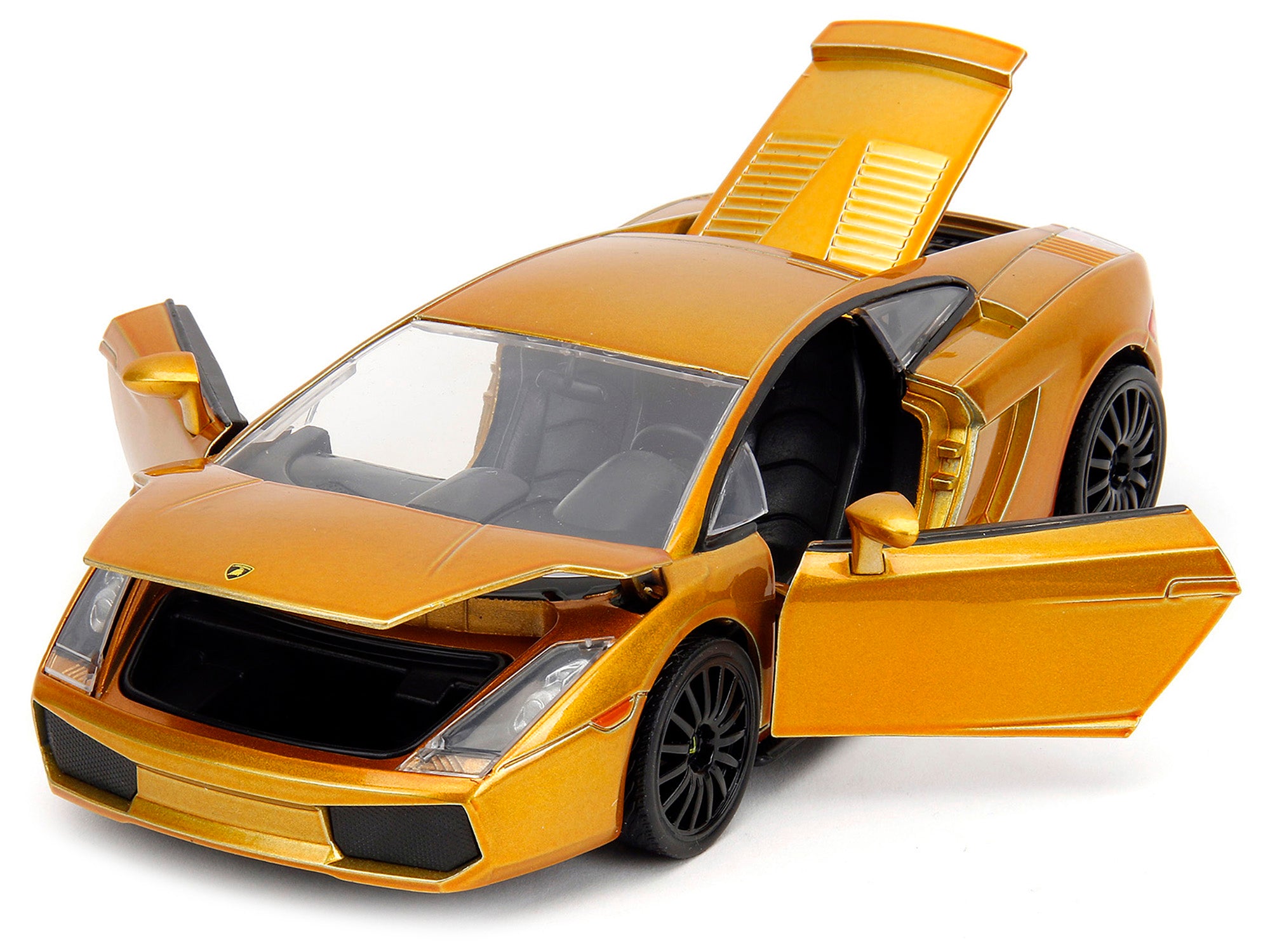 Lamborghini Gallardo Gold Metallic "Fast X" (2023) Movie "Fast & Furious" Series 1/24 Diecast Model Car by Jada - image 2