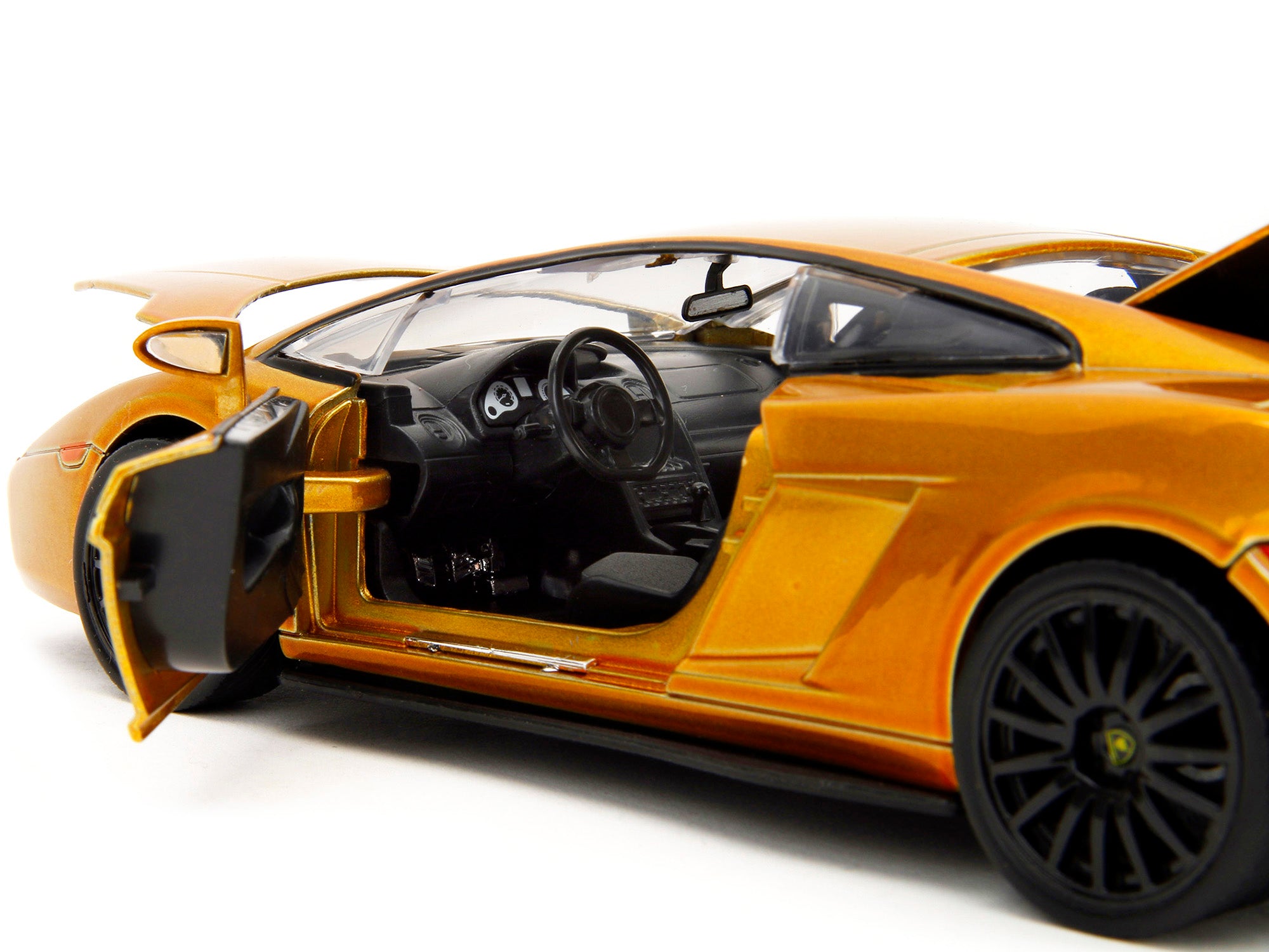 Lamborghini Gallardo Gold Metallic "Fast X" (2023) Movie "Fast & Furious" Series 1/24 Diecast Model Car by Jada - image 3