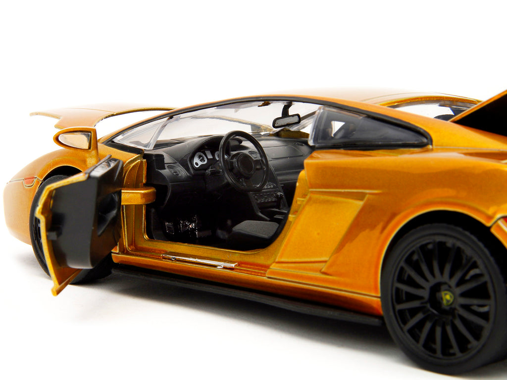 Lamborghini Gallardo Gold Metallic "Fast X" (2023) Movie "Fast & Furious" Series 1/24 Diecast Model Car by Jada - image 3